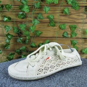 Rocket Dog‎ Women  Sneaker Beige Fabric Sz 8 Medium Gently Used 2025